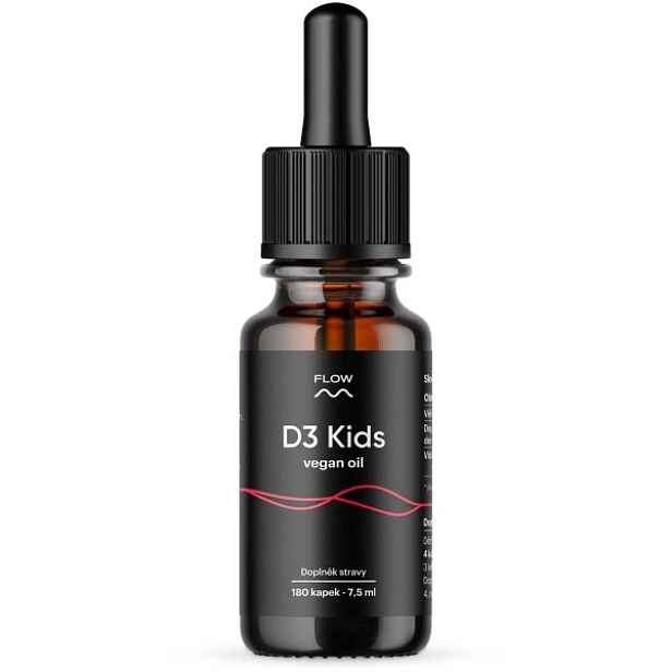 FLOW D3 KIDS VEGAN OIL 7,5 ML Vitamín D