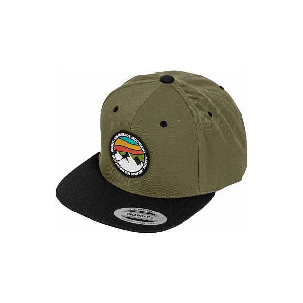 Meatfly kšiltovka Flanker Snapback Mountain / Olive | Velikost One Size