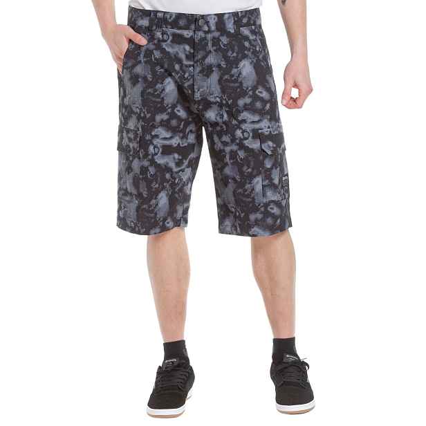 Meatfly pánské kraťasy Syndrom Storm Camo Ripstop | Maskáč