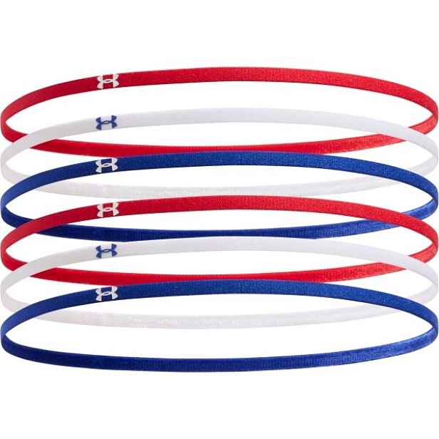 Under Armour MINI ELASTIC 6PK Dámské čelenky