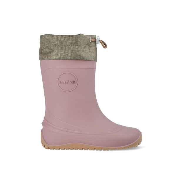 Dětské Zateplené Barefoot Holínky RAYVE MONSOON COVER WINTER starorůžové - 22