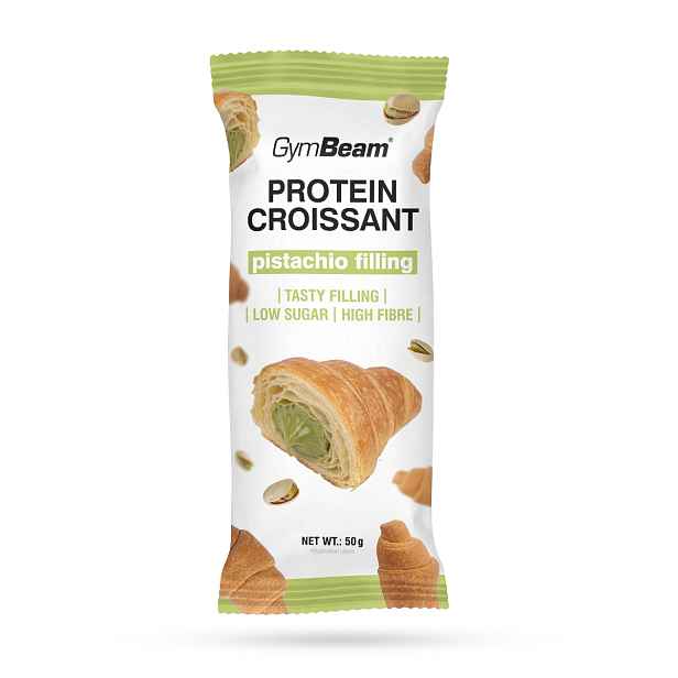 GymBeam Proteinový croissant s pistáciovou náplní