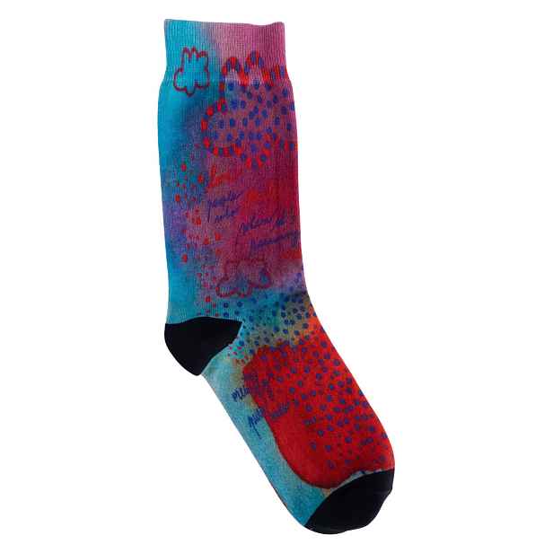 Meatfly ponožky X Pura Vida Eileen Dots | Mnohobarevná
