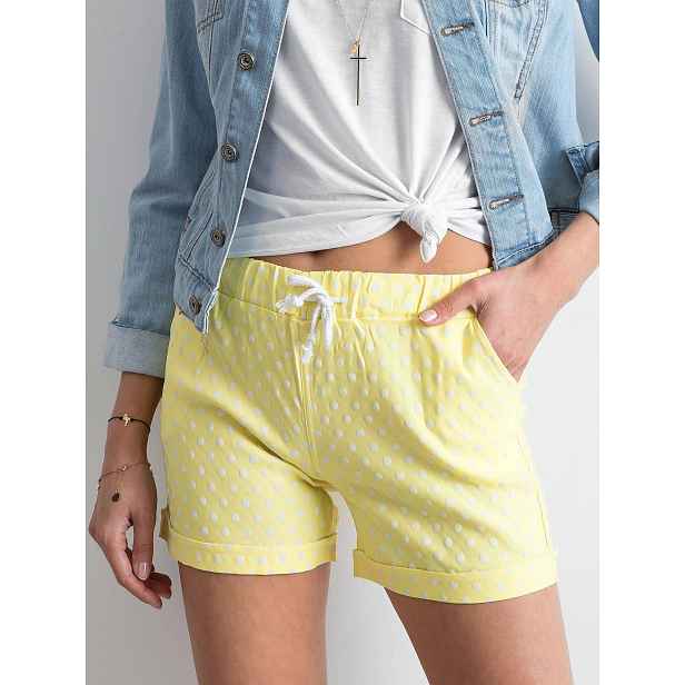 Shorts with polka dots