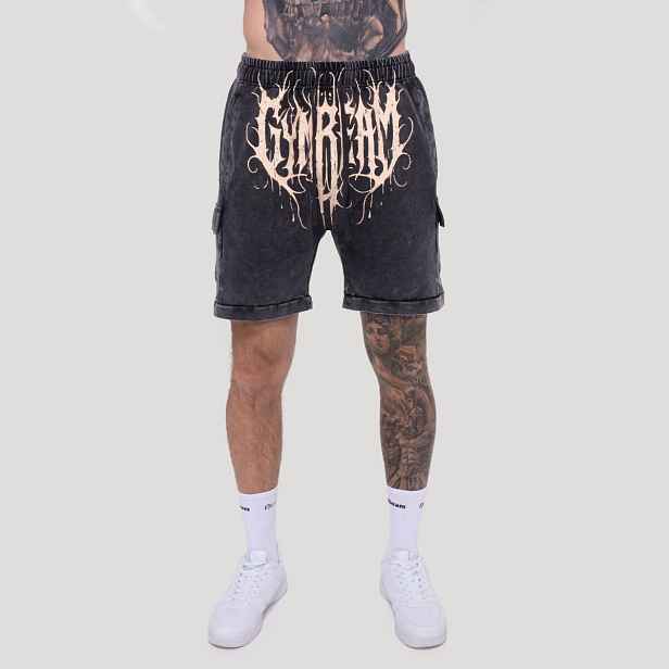 GymBeam Šortky Abyss Charcoal