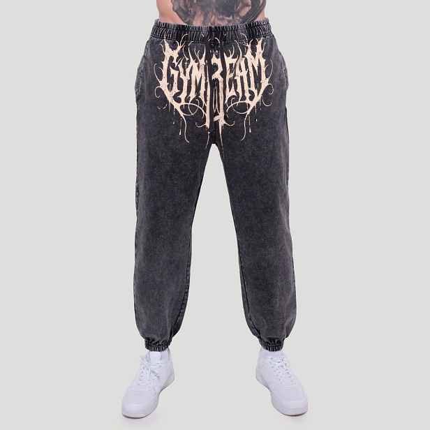 GymBeam Tepláky Abyss Charcoal