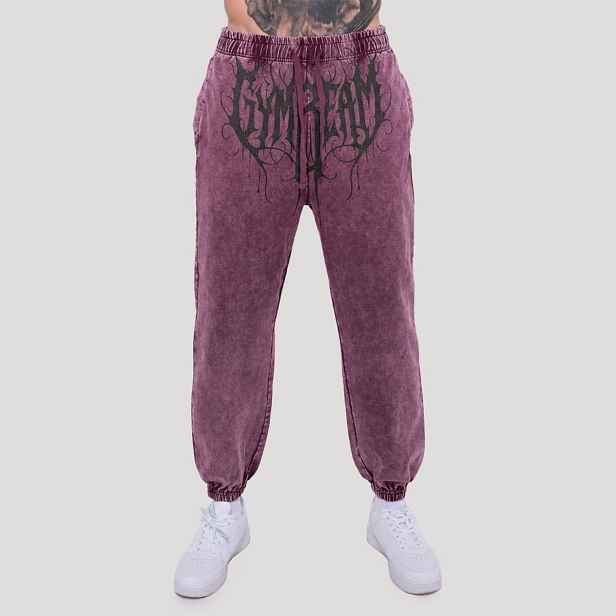 GymBeam Tepláky Abyss Raisin