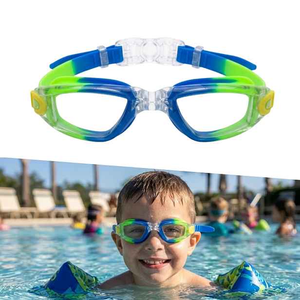 Juniorské plavecké brýle inSPORTline Aquanino modro