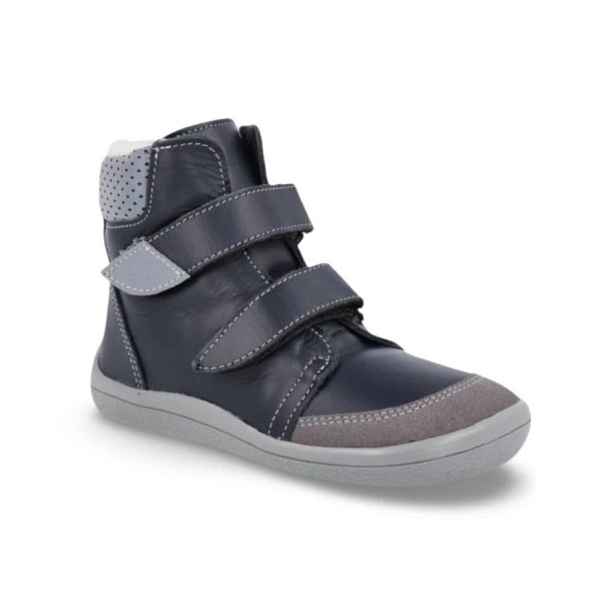 Dětské Barefoot zimní boty vyšší Beda BF 0004/W/SO/MK Luc Černo - 24