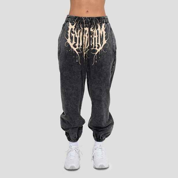 GymBeam Dámské tepláky Abyss Charcoal