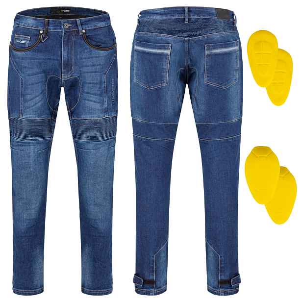 Pánské moto jeansy W-TEC Remon 30/34