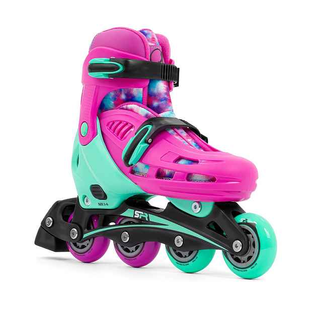 SFR - Cyclone II Adjustable Tie-Dye - nastavitelné in-line brusle Velikost (brusle): (25.5, 26.5, 28, 29)