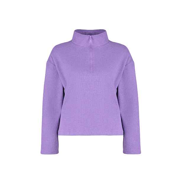 Trendyol Curve Stand Collar Zippered Thessaloniki Thin Knitted Sweatshirt