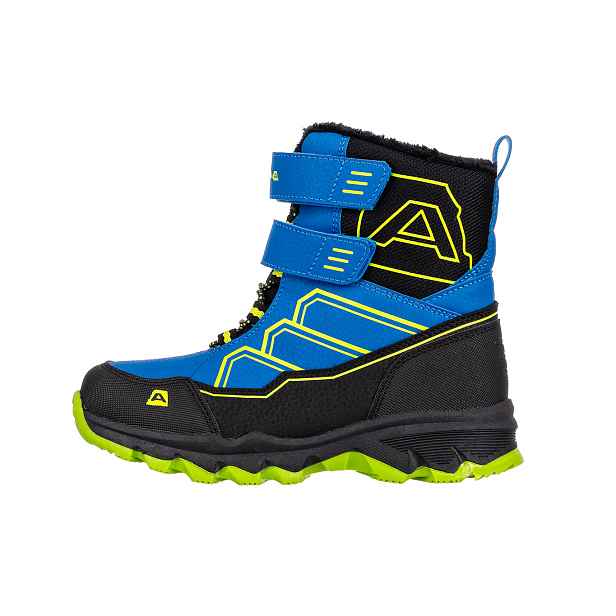 Dětská zimní obuv s membránou ptx ALPINE PRO MOCO electric lemonade
