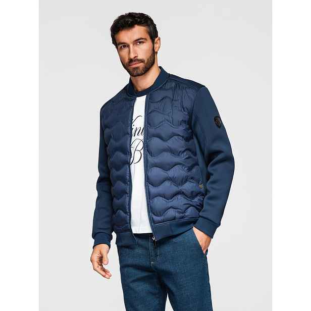 Ombre Men's quilted bomber jacket