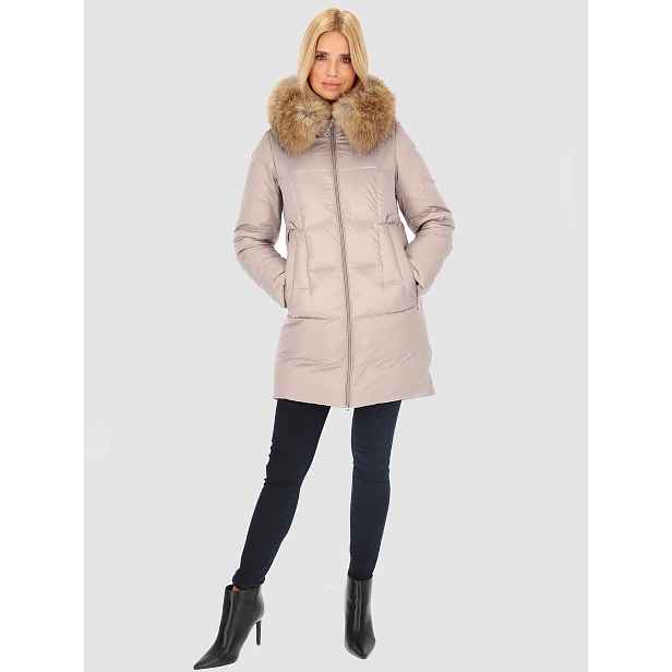 PERSO Woman's Women's quilted down jacket, mid-thigh length