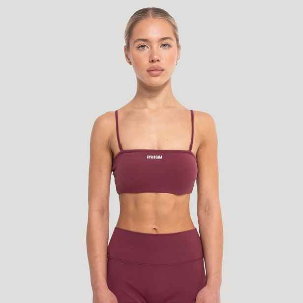 GymBeam Dámský sportovní top Flow Wine