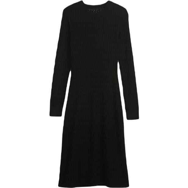 GAP LS TEXTURED Dámské šaty
