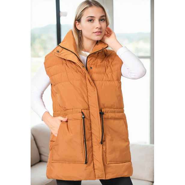 Z9747 DEWBERRY WOMEN'S VEST-TAN