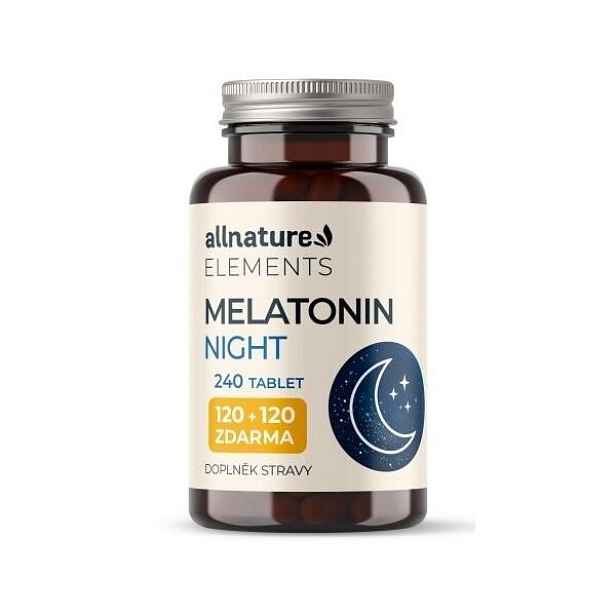 ALLNATURE MELATONIN NIGHT 240 TBL Doplněk stravy
