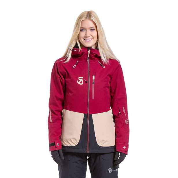 Meatfly dámská SNB & SKI bunda Gaia Beet