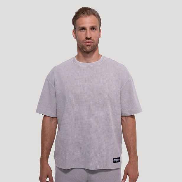 GymBeam Tričko Persistence Washed Cloud