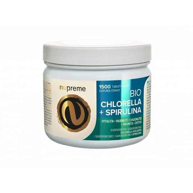 NUPREME BIO CHLORELLA + BIO SPIRULINA 1500 TBL Chlorella + Spirulina