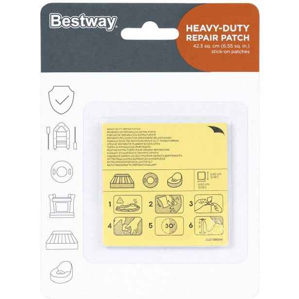 Bestway HEAVY DUTY REPAIR PATCH Samolepící záplaty, mix