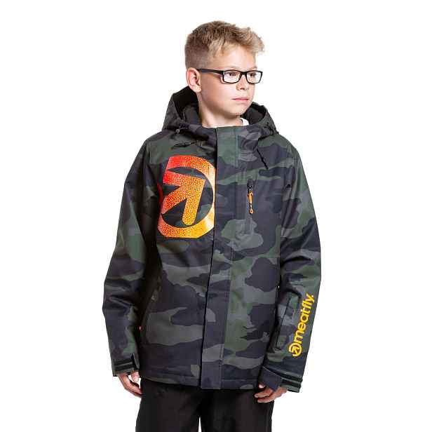 Meatfly dětská SNB & SKI bunda Bangito Rampage Camo | Maskáč