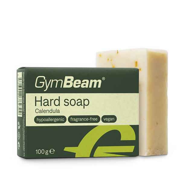 GymBeam Tuhé mýdlo Calendula 100 g