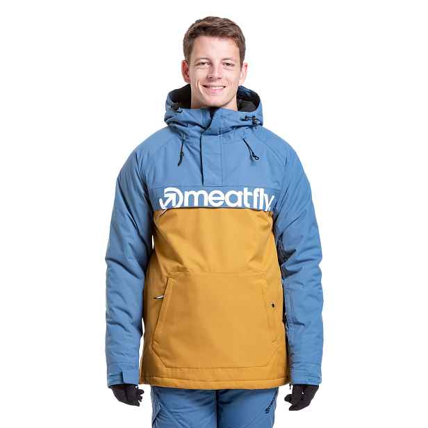 Meatfly pánská SNB & SKI bunda Slinger Wood / Slate