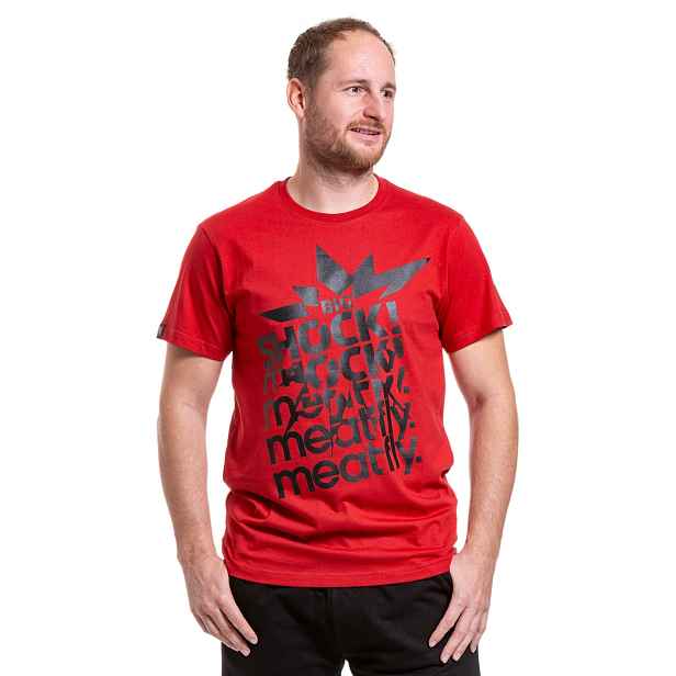 Meatfly pánské tričko Big Shock Shattered Dark | 100% bavlna