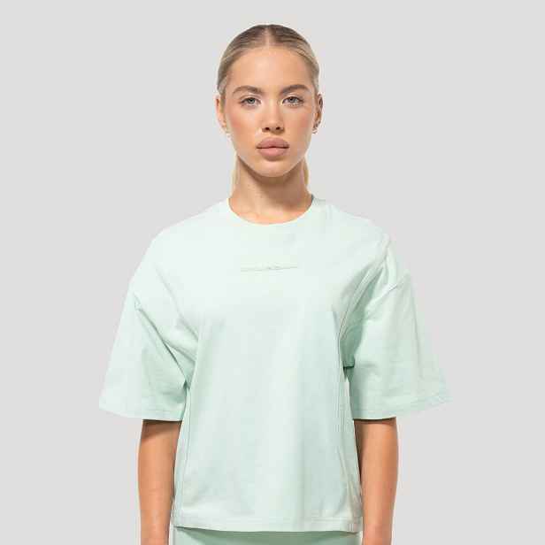 GymBeam Dámské tričko Oversized Mochi