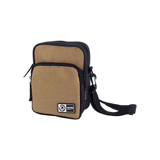 Meatfly pánská crossbody taška Hardy Sand Ripstop | Písková | Objem 1,5