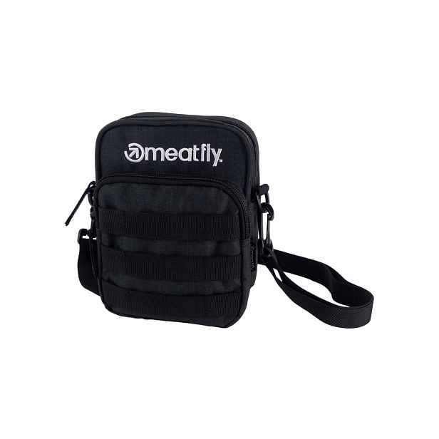 Meatfly pánská crossbody taška Hardy Charcoal | Objem 1,5