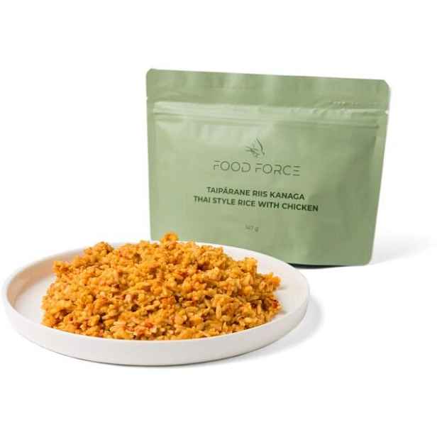 FOOD FORCE THAJSKÁ RÝŽE KUŘECÍM 147G Outdoorové jídlo