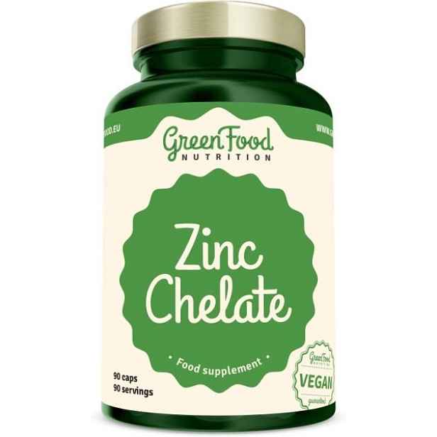 GREENFOOD ZINC CHELATE 90CPS Doplněk stravy