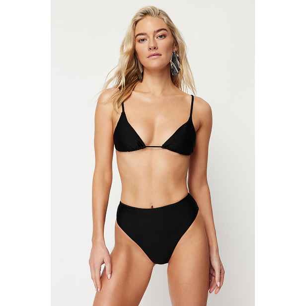Trendyol Triangle High Waist High Leg Regular Bikini Set