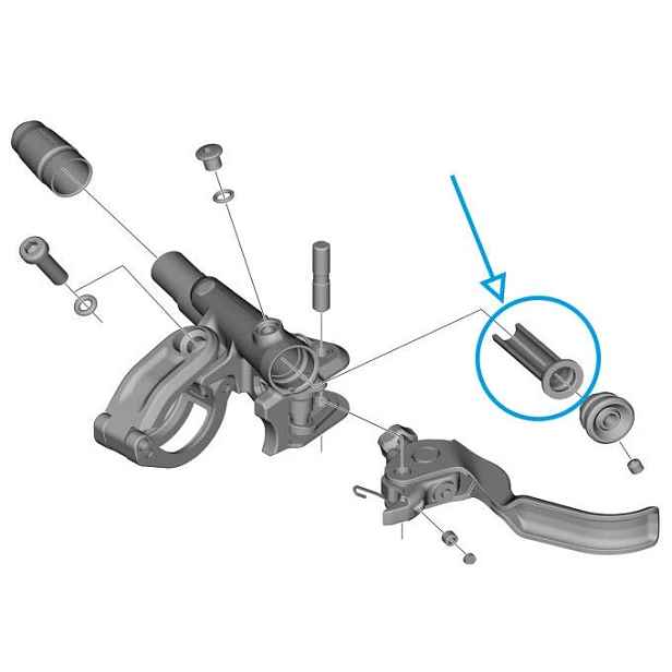 SHIMANO náhradní díl BL-M8100 těsnění / membrána