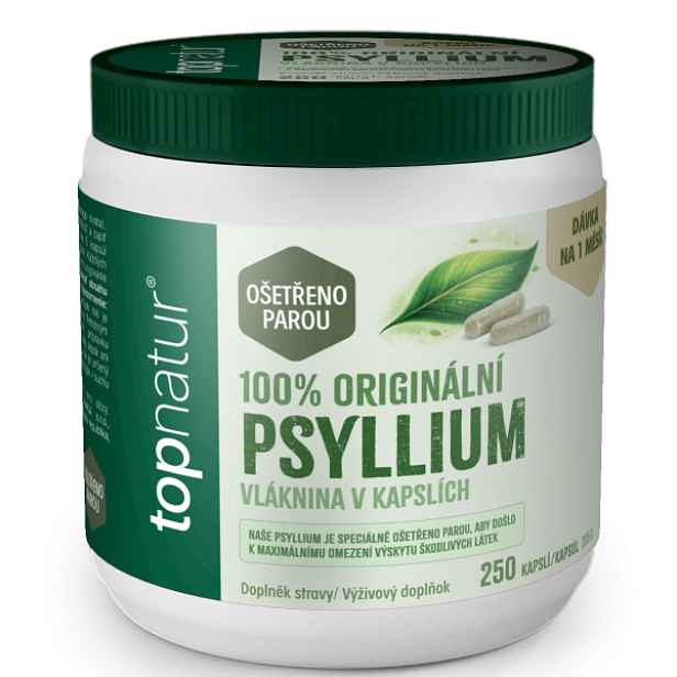 TOPNATUR PSYLLIUM 250 KAPSLÍ Doplněk stravy