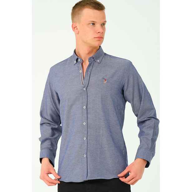 G674 DEWBERRY MEN'S SHIRT-DENIM -2