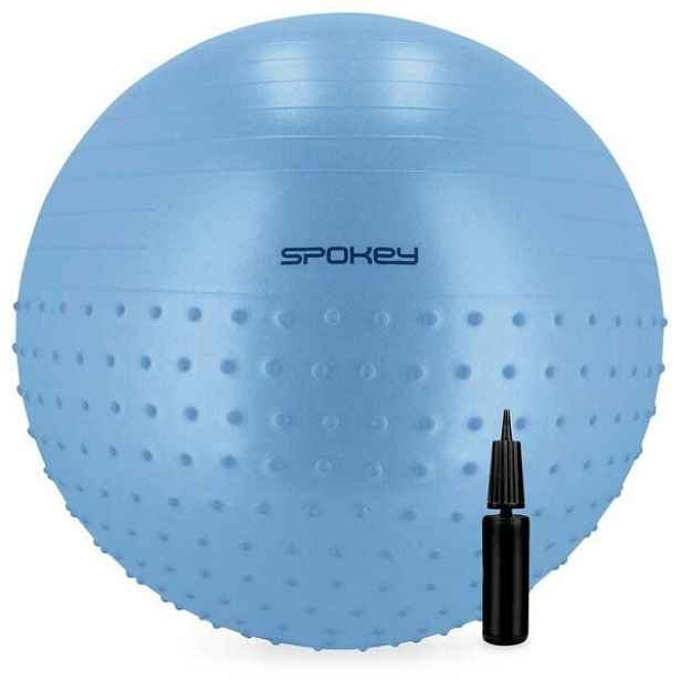 Spokey HALF FIT 75 CM Gymnastický míč 2v1