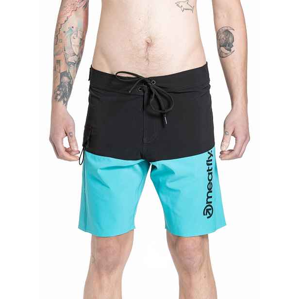 Meatfly pánské plavky Mitch Boardshorts 21" Mint
