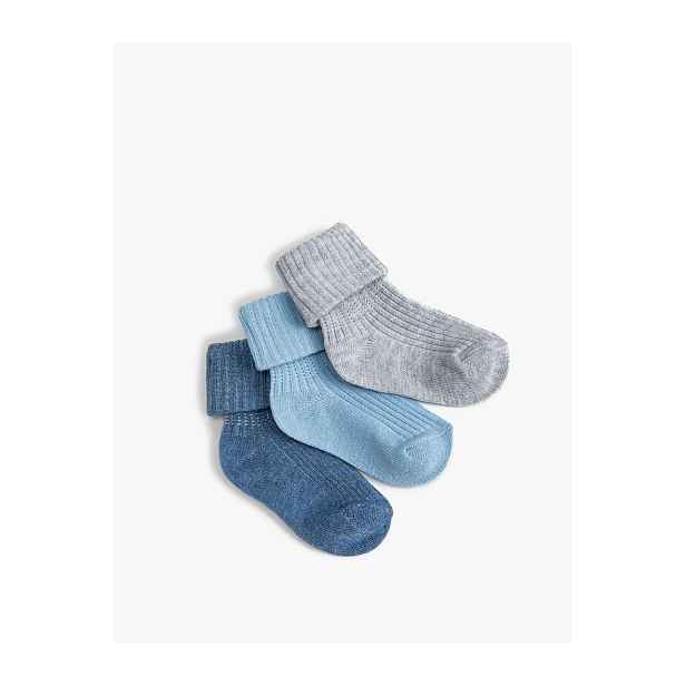 Koton Set of 3 Colorful Socks. Cotton