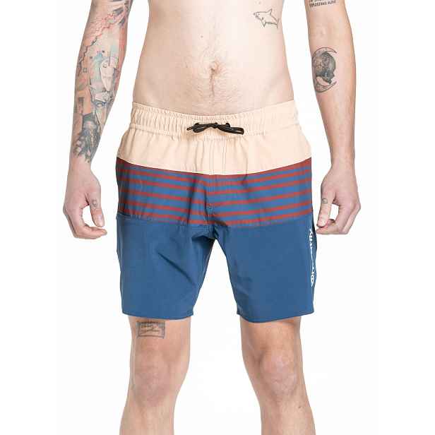 Meatfly pánské plavky Keith Boardshorts 17" / Latte