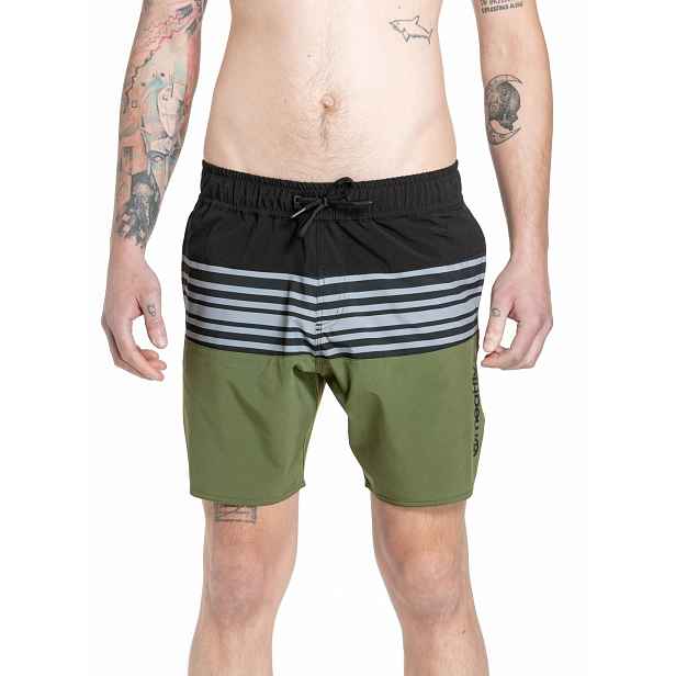 Meatfly pánské plavky Keith Boardshorts 17" Olive