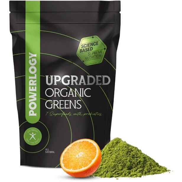 POWERLOGY UPGRADED ORGANIC GREENS 300 G supermix , G