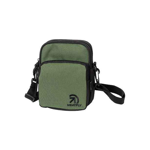 Meatfly pánská crossbody taška Hardy Dark Olive | Objem 1,5