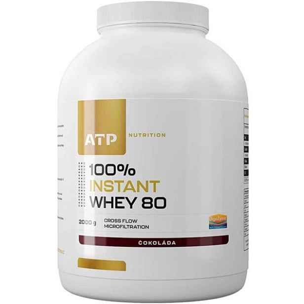 ATP NUTRITION 100% INSTANT WHEY 80 CFM 2000 G ČOKOLÁDA Syrovátkový protein , KG