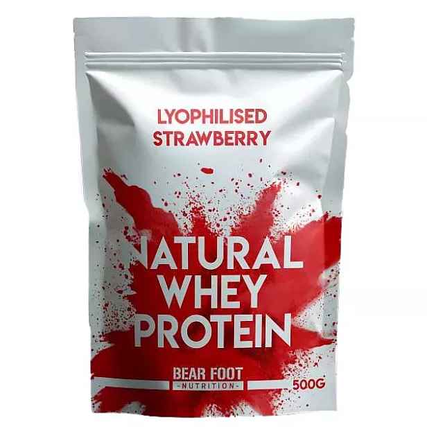BEAR FOOT NUTRITION NATURAL WHEY PROTEIN, GRASS-FED - 500 G Syrovátkový protein , G